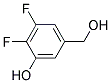 4,5-DIFLUORO-3-HYDROXYBEZENEMETHANOL Struktur