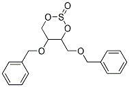 5-BENZYLOXY-4-BENZYLOXYMETHYL-[1,3,2]DIOXATHIANE 2-OXIDE Struktur