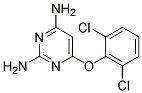 6-(2,6-DICHLORO-PHENOXY)-PYRIMIDINE-2,4-DIAMINE Struktur