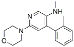 METHYL-(6-MORPHOLIN-4-YL-4-O-TOLYL-PYRIDIN-3-YL)-AMINE Struktur