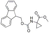 METHYL-1-FMOC-AMINO-1-CYCLOPROPANECARBXYLATE Struktur