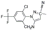 5-AMINO-1-[2,6-DICHLORO-4-(TRIFLUOROMETHYL)PHENYL]-3-METHYL-1H-PYRAZOLE-3-CARBONITRILE Struktur