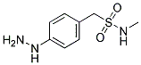 4-[(METHYLSULFAMOYL) METHYL] PHENYLHYDRAZINE Struktur