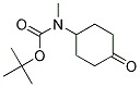 METHYL-(4-OXO-CYCLOHEXYL)-CARBAMIC ACID TERT-BUTYL ESTER Struktur