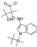 3-PINACOLATEBORYL-1-TBDMS-INDOLE Struktur