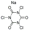 Trichloroisocyanuric Acid Sodium Struktur