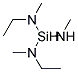 N,N-Diethyltrimethylaminosilane Struktur