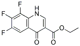 6,7,8-Trifluoro-4-Oxo-Quinoline-3-Carboxylic Acid Ethylester Struktur