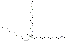 Trinonyl methyl ammonium iodide Struktur