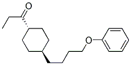 4-Trans(4-N-Propoyl-Cyclohexyl)Butoxybenzene Struktur