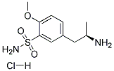 (R)-(-)-5-(2-Aminopropyl)-2-Methoxy-Benzenesulphonamide Hydrochloride Struktur