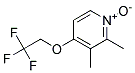 4-[2,2,2-Trifluoroethoxy]2,3-Dimethyl Pyridine N-Oxide Struktur