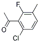 6'-Chloro-2'-fluoro-3'-methylacetophenone, 97+% Struktur