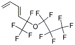 5,6,6,6-Tetrafluoro-5-(heptafluoro-1-propoxy)-1,3-hexadiene Struktur