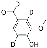 4-HYDROXY-3-METHOXYBENZALDEHYDE-D3 Struktur