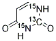 URACIL-13C,15N2 Struktur