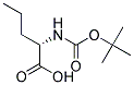 NALPHA-TERT-BUTOXYCARBONYL-L-NORVALINE Struktur