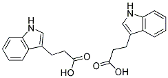 INDOLE-3-PROPIONIC ACID,[3-(3-INDOLYL)PROPIONIC ACID] Struktur