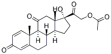 HYDROPREDNISONE ACETATE Struktur