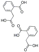 HOMOPHTHALIC ACID, (O-CARBOXYPHENYLACETIC ACID) Struktur