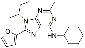 9-SEC-BUTYL-N-CYCLOHEXYL-8-(FURAN-2-YL)-2-METHYL-9H-PURIN-6-AMINE Struktur