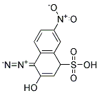 6-NITRO-1-DIAZE-2-NAPHTHOL-4-SULFONIC ACID Struktur