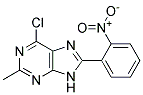 6-CHLORO-2-METHYL-8-(2-NITROPHENYL)-9H-PURINE Struktur