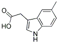 5-METHYL-3-INDOLEACETIC ACID Struktur