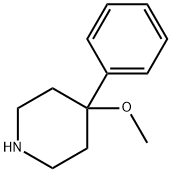 4-METHOXY-4-PHENYLPIPERIDINE Struktur