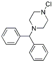 4-CHLORO BENZHYDRYL PIPERAZINE Struktur