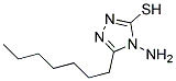 4-AMINO-5-HEPTYL-3-MERCAPTO-1,2,4-TRIAZOLE Struktur