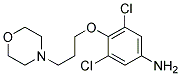 4-(3-MORPHOLINOPROPOXY)-3,5-DICHLOROBENZENAMINE Structure