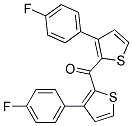 (P-FLUOROPHENYL)-2-THIENYL KETONE Struktur