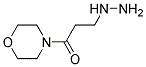 3-Hydrazinyl-1-morpholinopropan-1-one Struktur