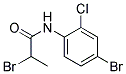 N1-(4-BROMO-2-CHLOROPHENYL)-2-BROMOPROPANAMIDE, TECH Struktur