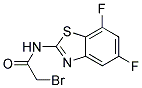 N1-(5,7-DIFLUORO-1,3-BENZOTHIAZOL-2-YL)-2-BROMOACETAMIDE, TECH Struktur