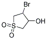 3-BROMO-4-HYDROXYTETRAHYDRO-1H-1LAMBDA~6~-THIOPHENE-1,1-DIONE, TECH Struktur