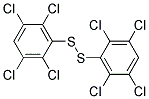 DI(2,3,5,6-TETRACHLOROPHENYL) DISULFIDE, TECH Struktur