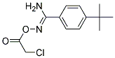 O1-(2-CHLOROACETYL)-4-(TERT-BUTYL)BENZENE-1-CARBOHYDROXIMAMIDE, TECH Struktur