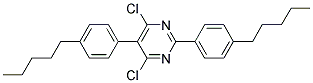 4,6-DICHLORO-2,5-DI(4-PENTYLPHENYL)PYRIMIDINE, TECH Struktur