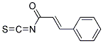 3-PHENYLPROP-2-ENOYL ISOTHIOCYANATE, TECH Struktur