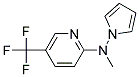 N2-METHYL-N2-(1H-PYRROL-1-YL)-5-(TRIFLUOROMETHYL)PYRIDIN-2-AMINE, TECH Struktur