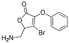 5-AMINOMETHYL-4-BROMO-3-PHENOXY-5H-FURAN-2-ONE Struktur