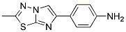 4-(2-METHYLIMIDAZO[2,1-B][1,3,4]THIADIAZOL-6-YL)-PHENYLAMINE Struktur