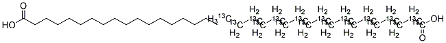 OCTADECANOIC ACID-13C18 (STEARIC ACID) Struktur