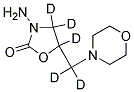 3-AMINO-5-MORPHOLIN-4-YLMETHYL-OXAZOLIDIN-2-ONE-D5 Struktur