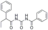 N-BENZOYL-N'-(2-PHENYL)BUTANOYLUREA Struktur