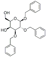 BENZYL 2,3-DI-O-BENZYL-B-D-GALACTOPYRANOSIDE Struktur