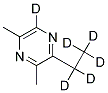 3,5-DIMETHYL-2-ETHYLPYRAZINE-D6 Struktur