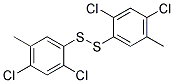 DI(2,4-DICHLORO-5-METHYLPHENYL) DISULPHIDE Struktur